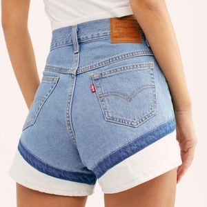 NWT Levi's mom denim Shorts high waisted high rise